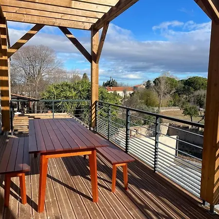 Les Clochers, Maison 3 Etoiles, Terrasse, Et Montagne * Saint-Génis